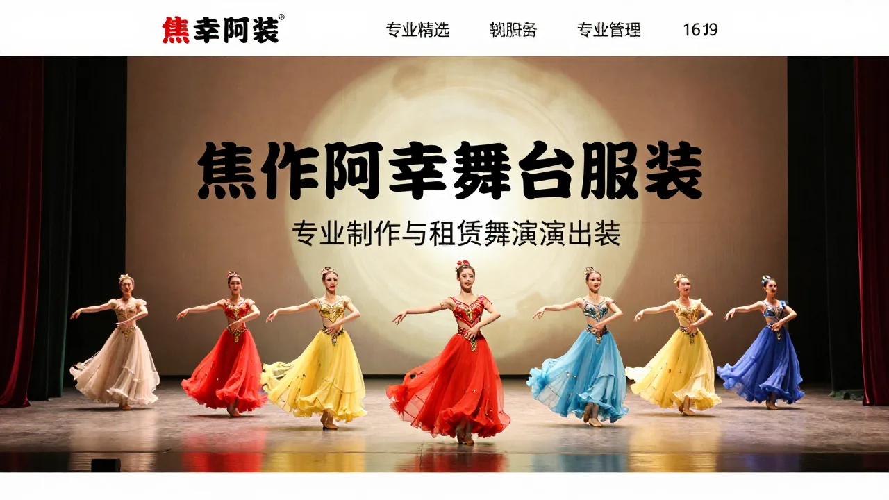 焦作阿幸舞台服装 首页主视觉